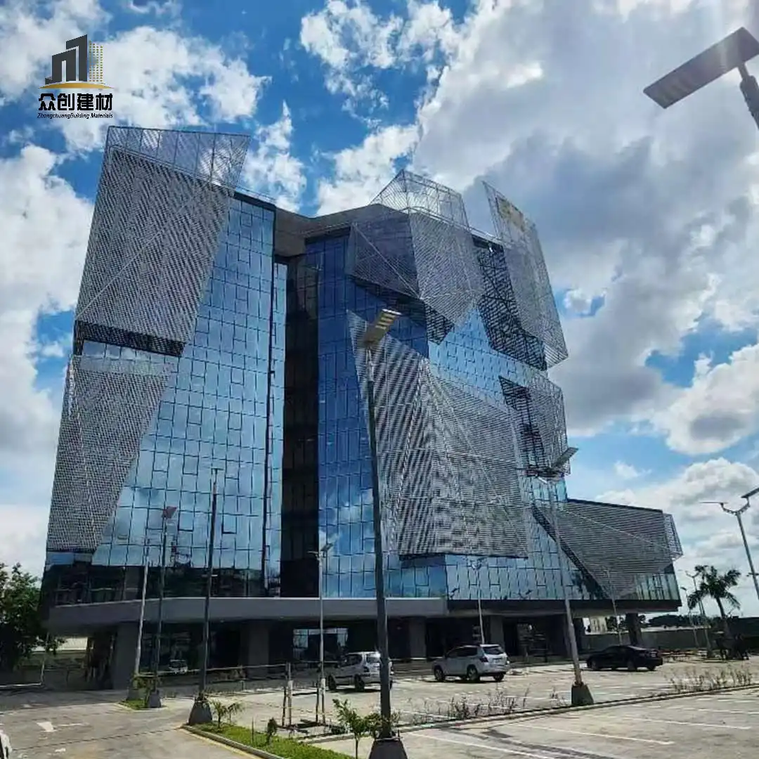 Perforated Aluminum Sunshade Panel: Integrated Solar Shading and Facade Decoration Solution
